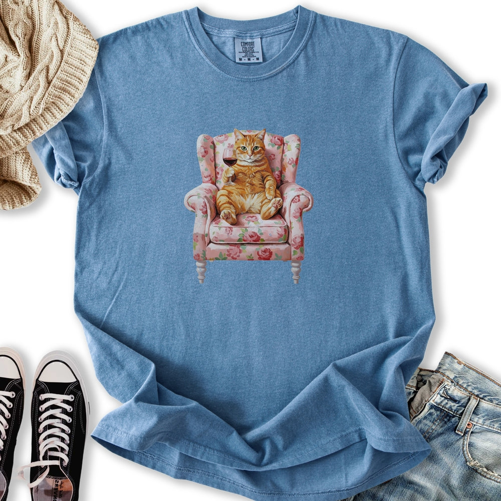 Orange Tabby Chair - Adult & Kids T-Shirts, Sweatshirts & Hoodies apparel design preview 2