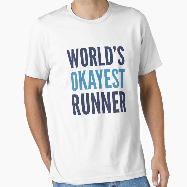 World's Okayest Runner - Adult & Kids T-Shirts, Sweatshirts & Hoodies apparel design preview 1
