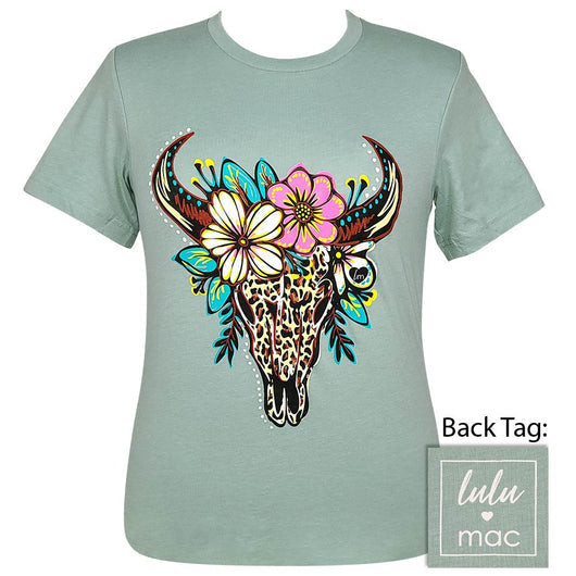 Girlie Girl Lulu Mac Leopard Skull Canvas - Adult & Kids T-Shirts, Sweatshirts & Hoodies apparel design preview 1