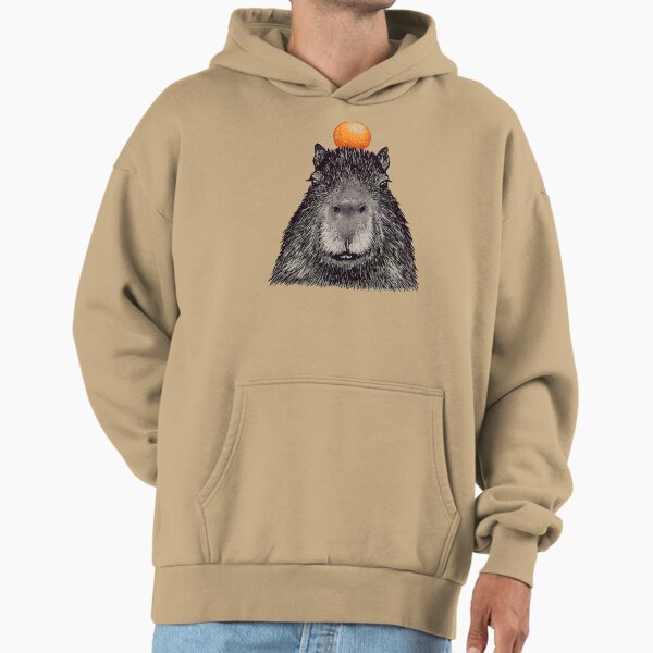 Capybara Orange Capy Yuzu with on Head His Name Gort - Adult & Kids T-Shirts, Sweatshirts & Hoodies apparel design preview 1