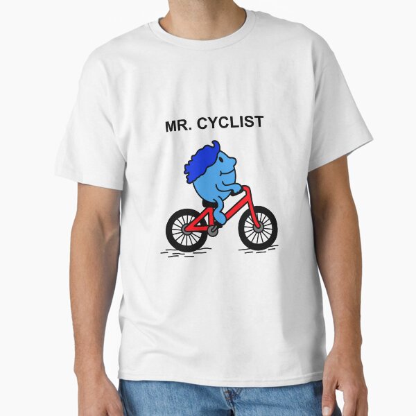 Mr Men Cyclist - Adult & Kids T-Shirts, Sweatshirts & Hoodies apparel design preview 1