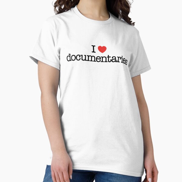 I love documentaries. - Adult & Kids T-Shirts, Sweatshirts & Hoodies apparel design preview 1