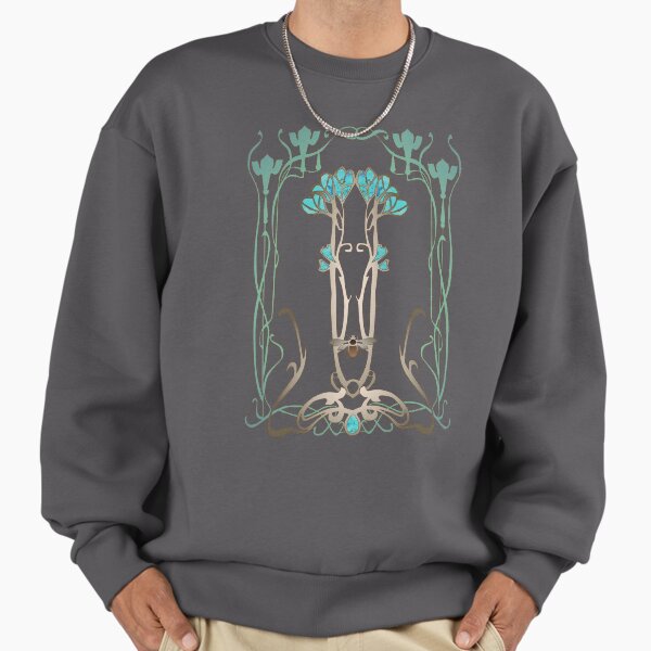 Art Nouveau Garden with Bee - Adult & Kids T-Shirts, Sweatshirts & Hoodies apparel design preview 1