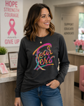 Southern Couture Soft Fearless Ribbon Cancer - Adult & Kids T-Shirts, Sweatshirts & Hoodies apparel design preview 1