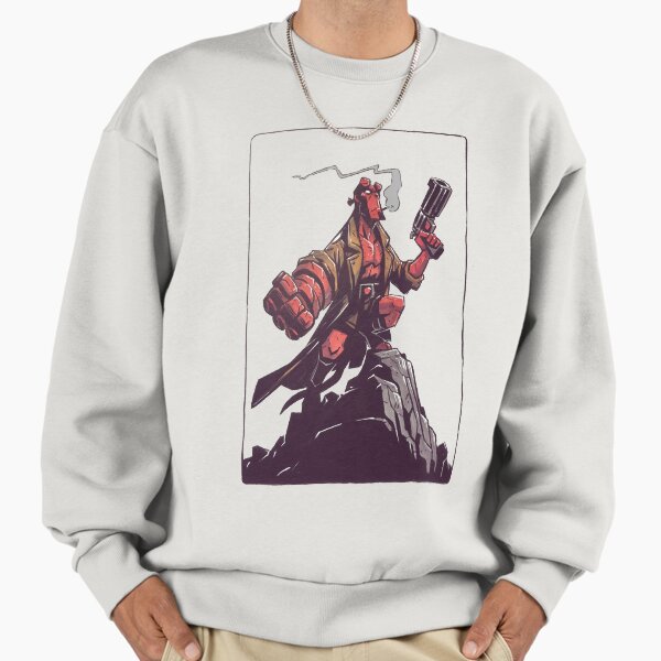 Hellboy portrait - Adult & Kids T-Shirts, Sweatshirts & Hoodies apparel design preview 1
