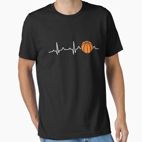 Basketball Heartbeat - Adult & Kids T-Shirts, Sweatshirts & Hoodies apparel design preview 1