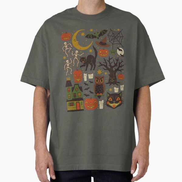 Vintage Halloween - Adult & Kids T-Shirts, Sweatshirts & Hoodies apparel design preview 1