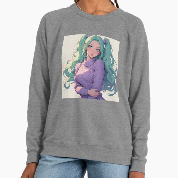 Kawaii Anime Waifu Cute Manga Girl Otaku Aesthetic - Adult & Kids T-Shirts, Sweatshirts & Hoodies apparel design preview 1