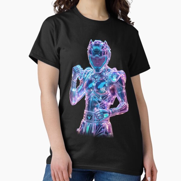 Retro Future Muay Thai Vaporwave Fighter - Adult & Kids T-Shirts, Sweatshirts & Hoodies apparel design preview 1