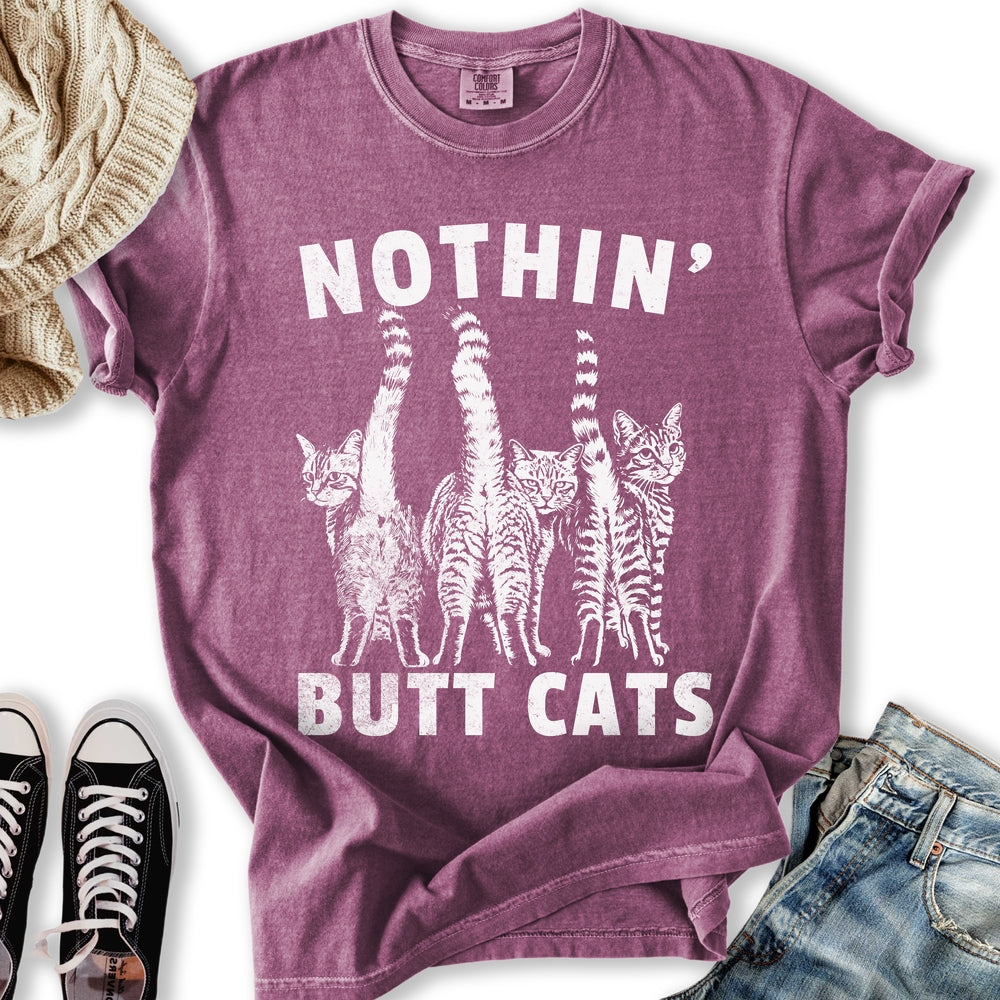 Nothin Butt Cats - Adult & Kids T-Shirts, Sweatshirts & Hoodies apparel design preview 2