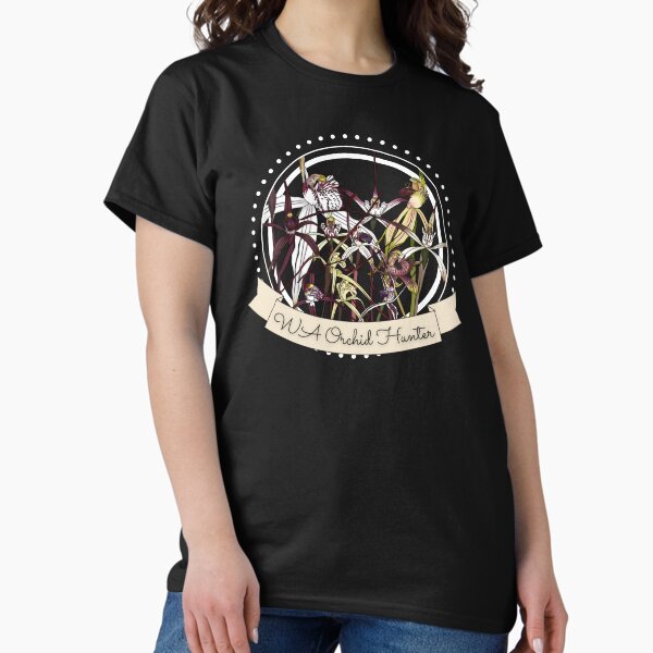 Western Australian Spider Orchid Hunter - Adult & Kids T-Shirts, Sweatshirts & Hoodies apparel design preview 1