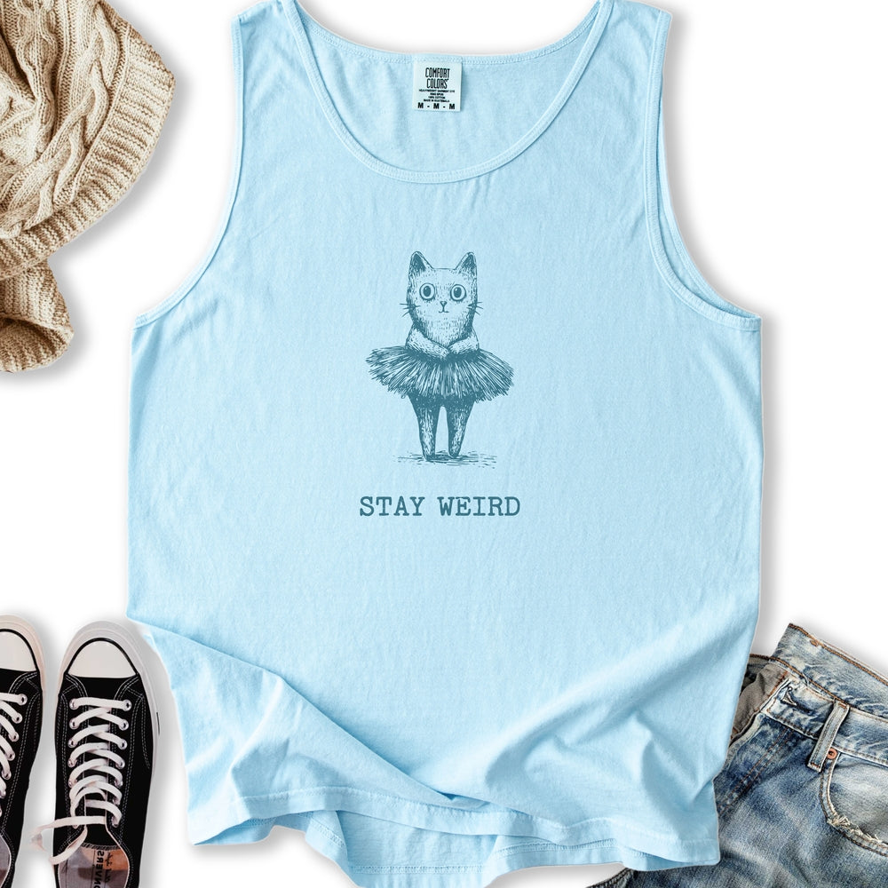Stay Weird Tank Top - Adult & Kids T-Shirts, Sweatshirts & Hoodies apparel design preview 2