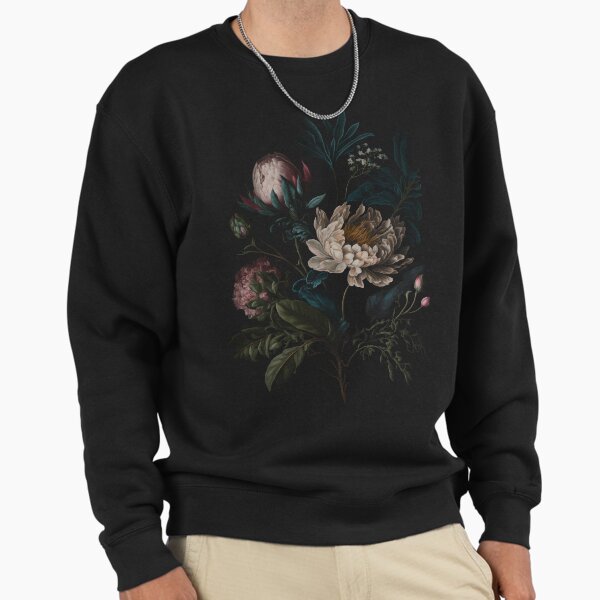 Dark Academia Peony Botanical - Adult & Kids T-Shirts, Sweatshirts & Hoodies apparel design preview 1