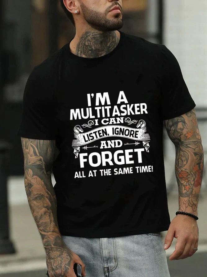 I Am A Multitasker Print Men Slogan - Adult & Kids T-Shirts, Sweatshirts & Hoodies apparel design preview 3