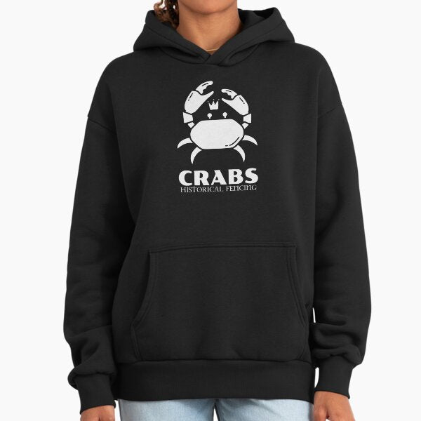 Logo White w Historical Fencing - Adult & Kids T-Shirts, Sweatshirts & Hoodies apparel design preview 1