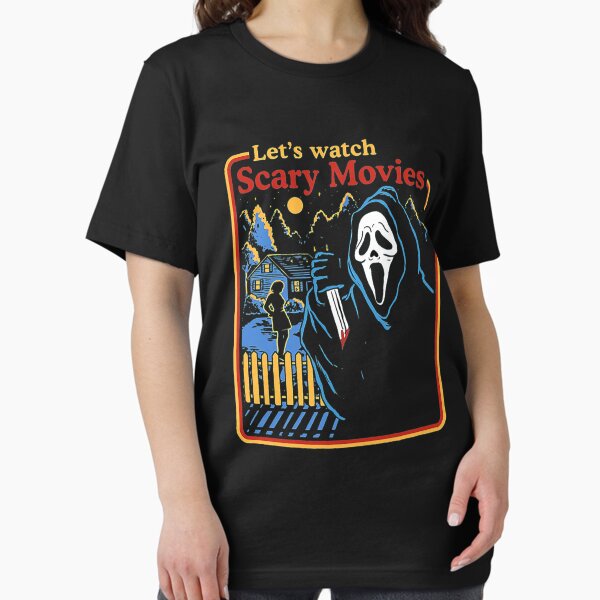 Lets Watch Scary Movies Scream Horror Active - Adult & Kids T-Shirts, Sweatshirts & Hoodies apparel design preview 1