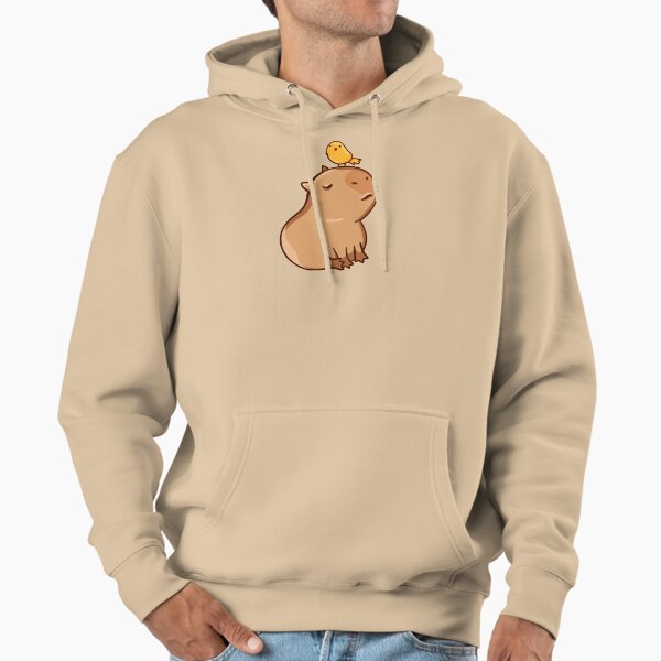Capybara with bird - Adult & Kids T-Shirts, Sweatshirts & Hoodies apparel design preview 1