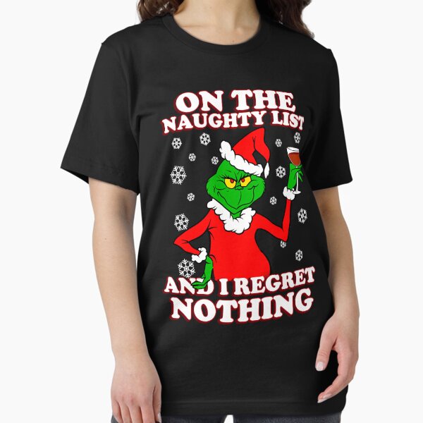 Grinchs Naughty List - Adult & Kids T-Shirts, Sweatshirts & Hoodies apparel design preview 1