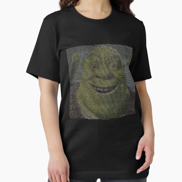 SHREK Entire Script With Face - Adult & Kids T-Shirts, Sweatshirts & Hoodies apparel design preview 1
