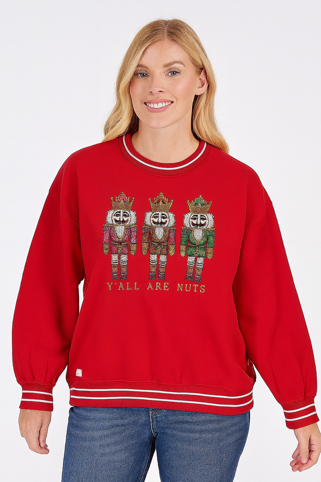 Simply Southern Nuts Holiday Crew - Adult & Kids T-Shirts, Sweatshirts & Hoodies apparel design preview 1