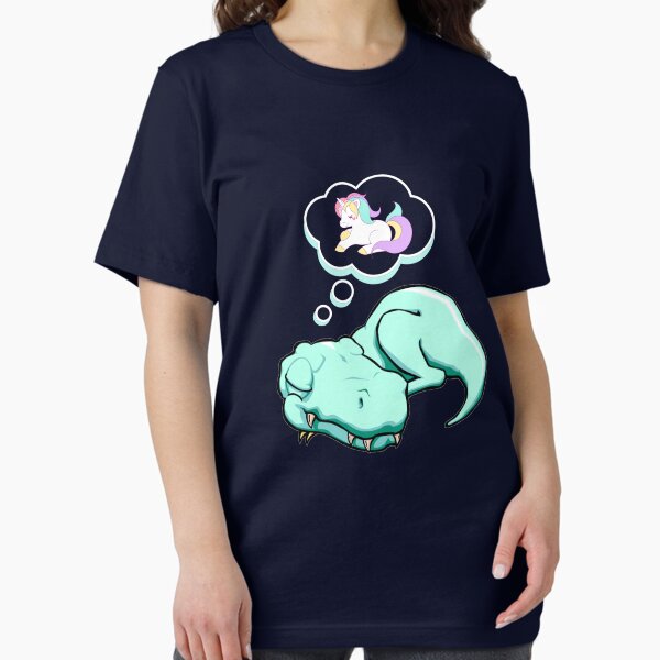 T-Rex Dreaming Of A Unicorn - Adult & Kids T-Shirts, Sweatshirts & Hoodies apparel design preview 1