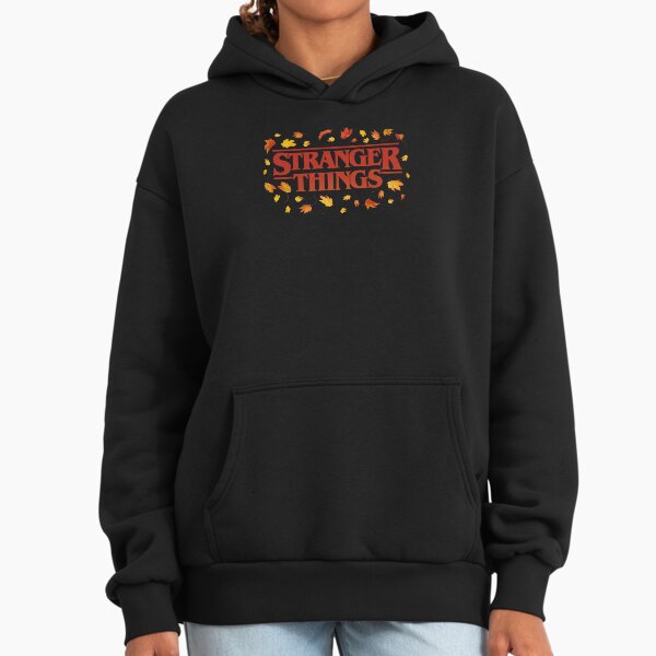 Stranger Things 4 Halloween Fall Leaves Strange Logo - Adult & Kids T-Shirts, Sweatshirts & Hoodies apparel design preview 1