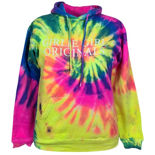 Girlie Girl Originals Logo Tie Dye Neon - Adult & Kids T-Shirts, Sweatshirts & Hoodies apparel design preview 1