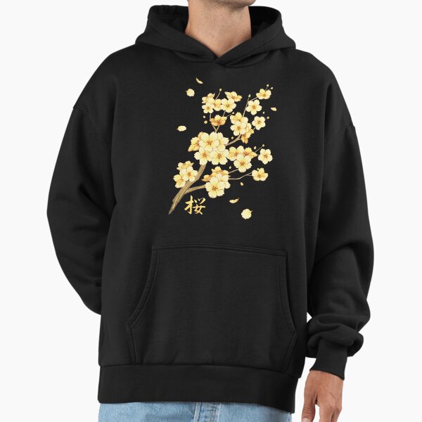 Falling Yellow Sakura Cherry Blossom - Adult & Kids T-Shirts, Sweatshirts & Hoodies apparel design preview 1