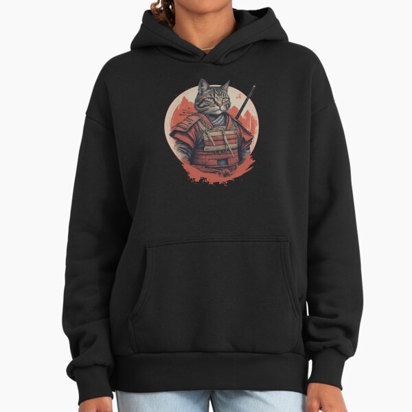 Samurai Cat - Adult & Kids T-Shirts, Sweatshirts & Hoodies apparel design preview 1