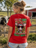 Girlie Girl Originals Meet Crazy Heifer Cow - Adult & Kids T-Shirts, Sweatshirts & Hoodies apparel design preview 1