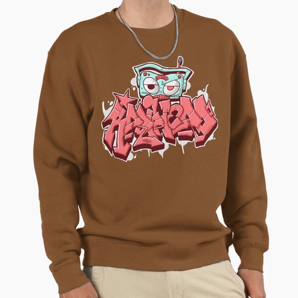 Graffiti Robot Radio Vibes - Adult & Kids T-Shirts, Sweatshirts & Hoodies apparel design preview 1