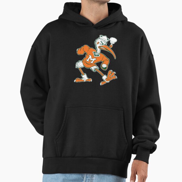 Vintage Sebastian Mascot of Univ. Miami - Adult & Kids T-Shirts, Sweatshirts & Hoodies apparel design preview 1