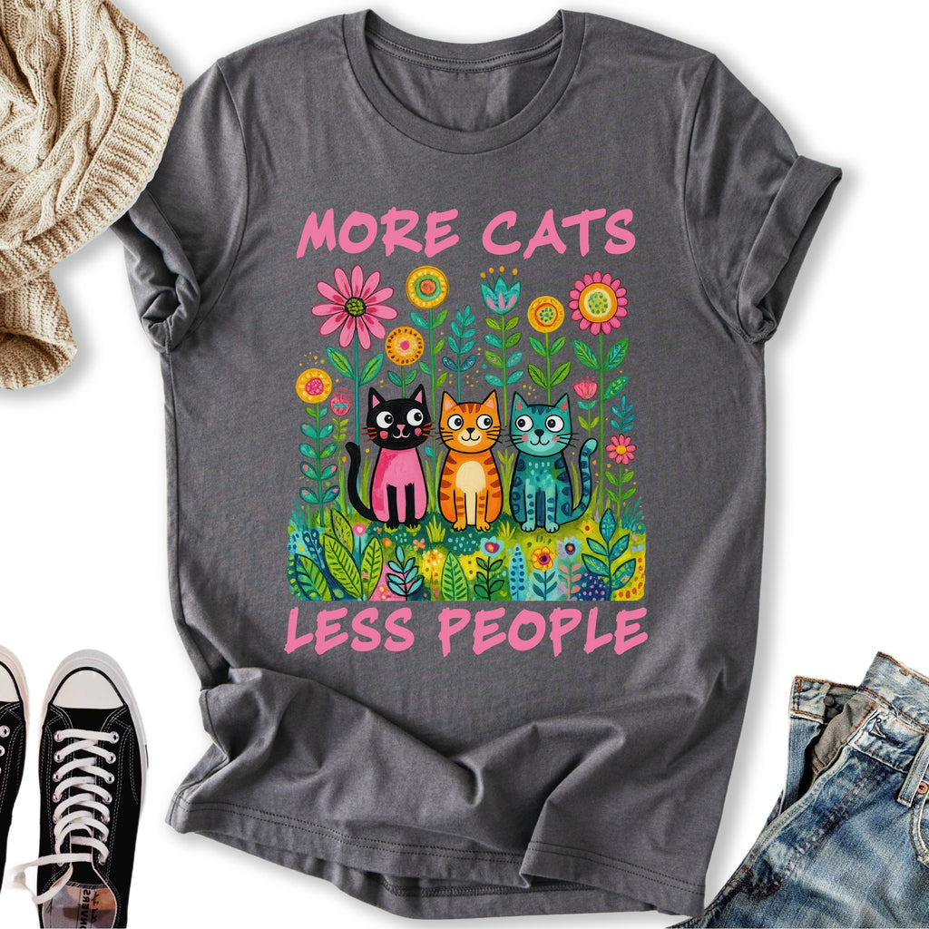 More Cats Folk Art - Adult & Kids T-Shirts, Sweatshirts & Hoodies apparel design preview 2