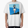 UHD Enchanting Ocean Catgirl Anime Portrait - Adult & Kids T-Shirts, Sweatshirts & Hoodies apparel design preview 1