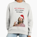 Merry Christmas dude, Big Lebowski cards gifts - Adult & Kids T-Shirts, Sweatshirts & Hoodies apparel design preview 1
