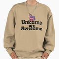 Unicorns are awesome - Adult & Kids T-Shirts, Sweatshirts & Hoodies apparel design preview 1