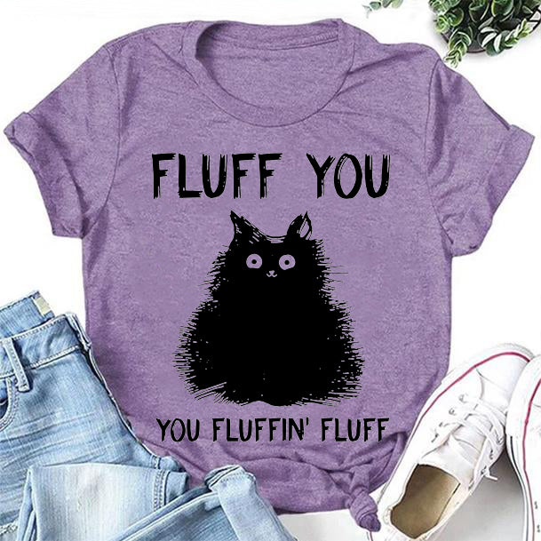 Fluff You Print Women Slogan - Adult & Kids T-Shirts, Sweatshirts & Hoodies apparel design preview 2