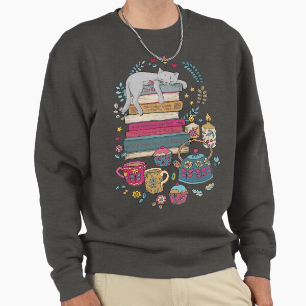 How to Hygge Like a Cat - Adult & Kids T-Shirts, Sweatshirts & Hoodies apparel design preview 1