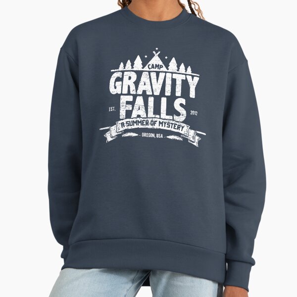 Camp Gravity Falls (worn look) - Adult & Kids T-Shirts, Sweatshirts & Hoodies apparel design preview 1