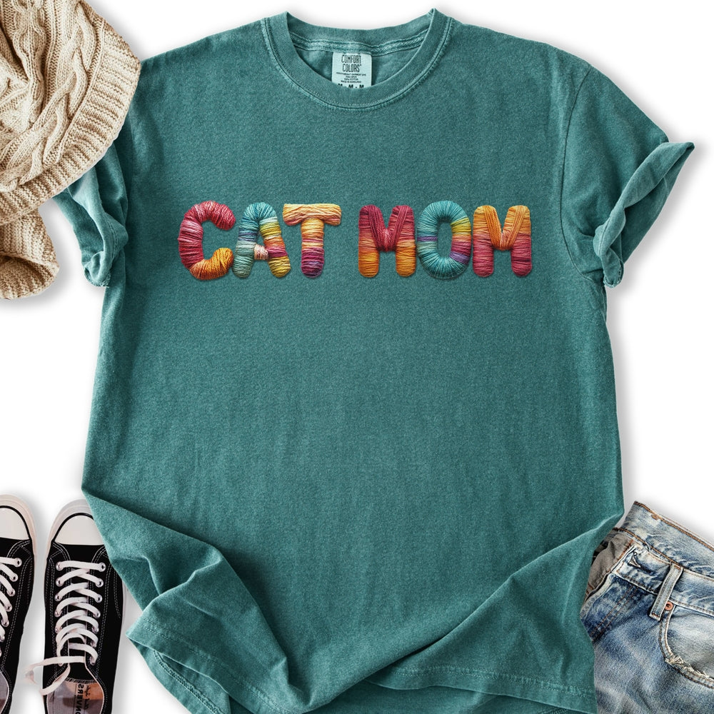 Yarn Cat Mom - Adult & Kids T-Shirts, Sweatshirts & Hoodies apparel design preview 1