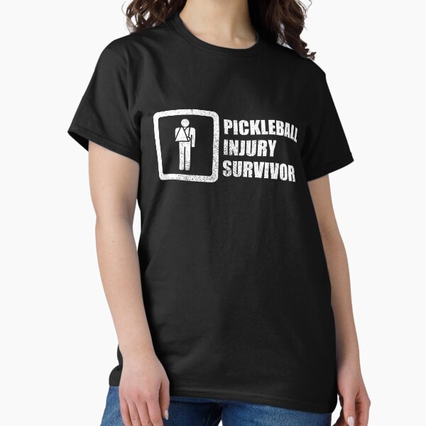 Pickleball Injury Survivor - Adult & Kids T-Shirts, Sweatshirts & Hoodies apparel design preview 1