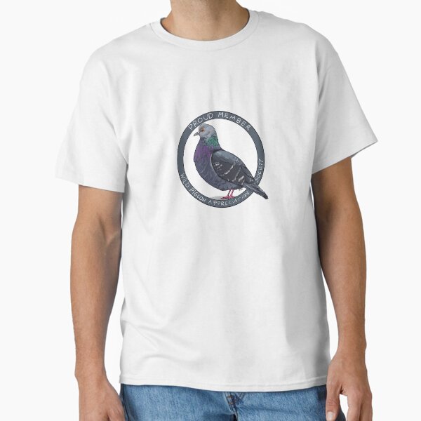 Pigeon Appreciation Society (proud member) - Adult & Kids T-Shirts, Sweatshirts & Hoodies apparel design preview 1
