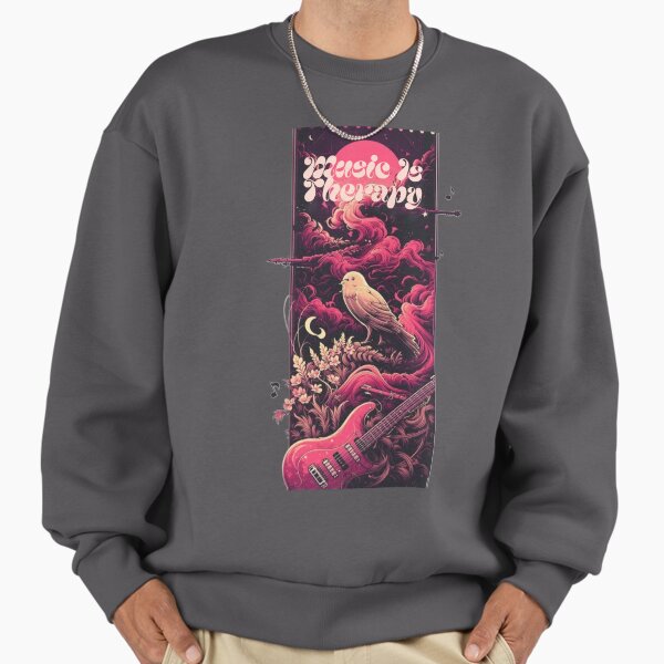 Music Is Therapy - Adult & Kids T-Shirts, Sweatshirts & Hoodies apparel design preview 1