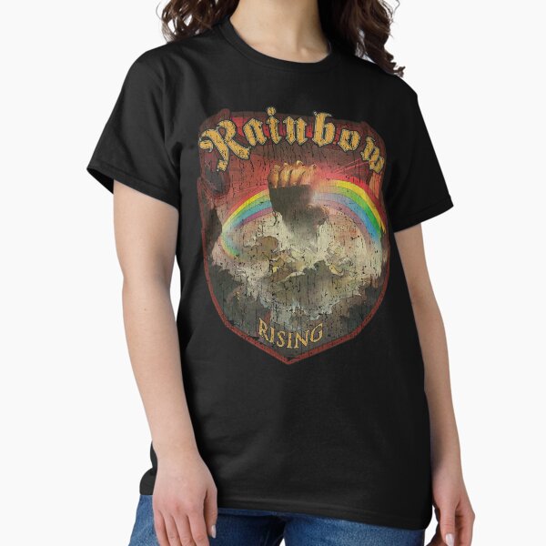 Rainbow Rising 1976 - Adult & Kids T-Shirts, Sweatshirts & Hoodies apparel design preview 1
