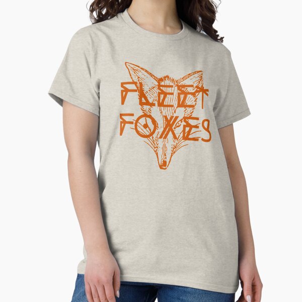 Fleet Foxes Fox Drawing and Geometric Illustration - Adult & Kids T-Shirts, Sweatshirts & Hoodies apparel design preview 1