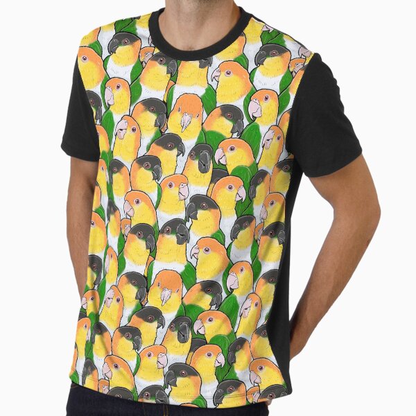 Caique Parrots Graphic - Adult & Kids T-Shirts, Sweatshirts & Hoodies apparel design preview 1