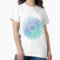 Blue Gradient Mandala - Adult & Kids T-Shirts, Sweatshirts & Hoodies apparel design preview 1