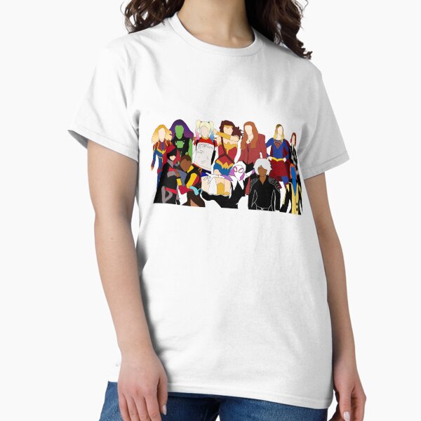 Female superheroes #2 - Adult & Kids T-Shirts, Sweatshirts & Hoodies apparel design preview 1