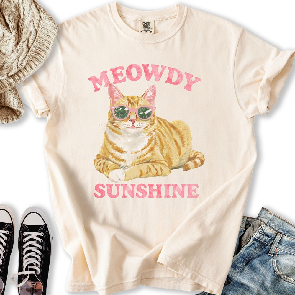 Meowdy Sunshine - Adult & Kids T-Shirts, Sweatshirts & Hoodies apparel design preview 1
