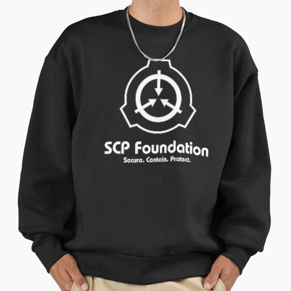 SCP Foundation (in White) - Adult & Kids T-Shirts, Sweatshirts & Hoodies apparel design preview 1